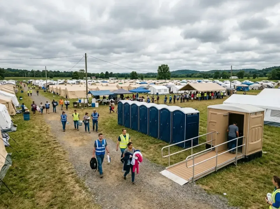 disaster-relief-camp-restrooms-010 — frequently asked questions, Dumpster & Portable Bathrooms Rental in Greentown, IN